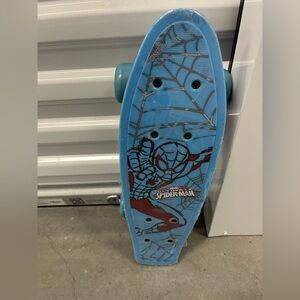 Marvel Spider-Man Blue and Red Skateboard